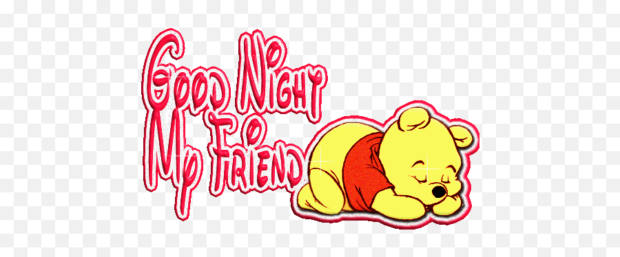 Good Night - Good Night Winnie Pooh Gif Emoji,Godfather Emojis