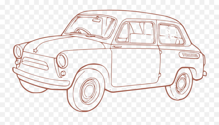 Car Outline Png Download Free Clip Art - Vintage Car Outline Emoji,Free Downloadable Classic Cars Emojis