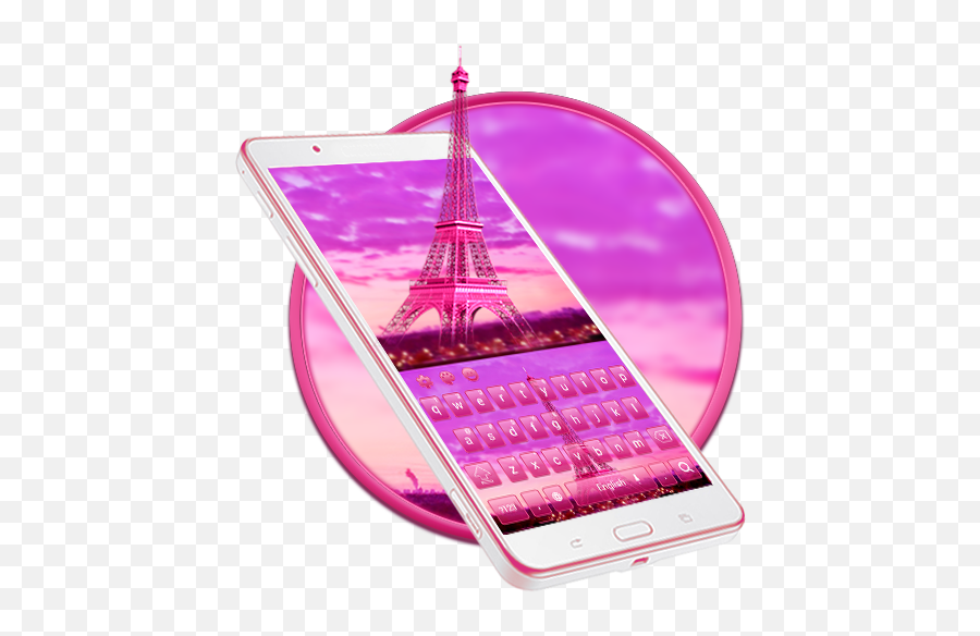 Pink Eiffel Tower Keyboard - Apps En Google Play Girly Emoji,(parislove) Emoji