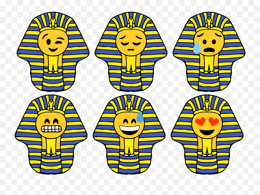 Download Smiley Ancient Egypt Emoticon - Egyptian Emoji,Egypt Emoji