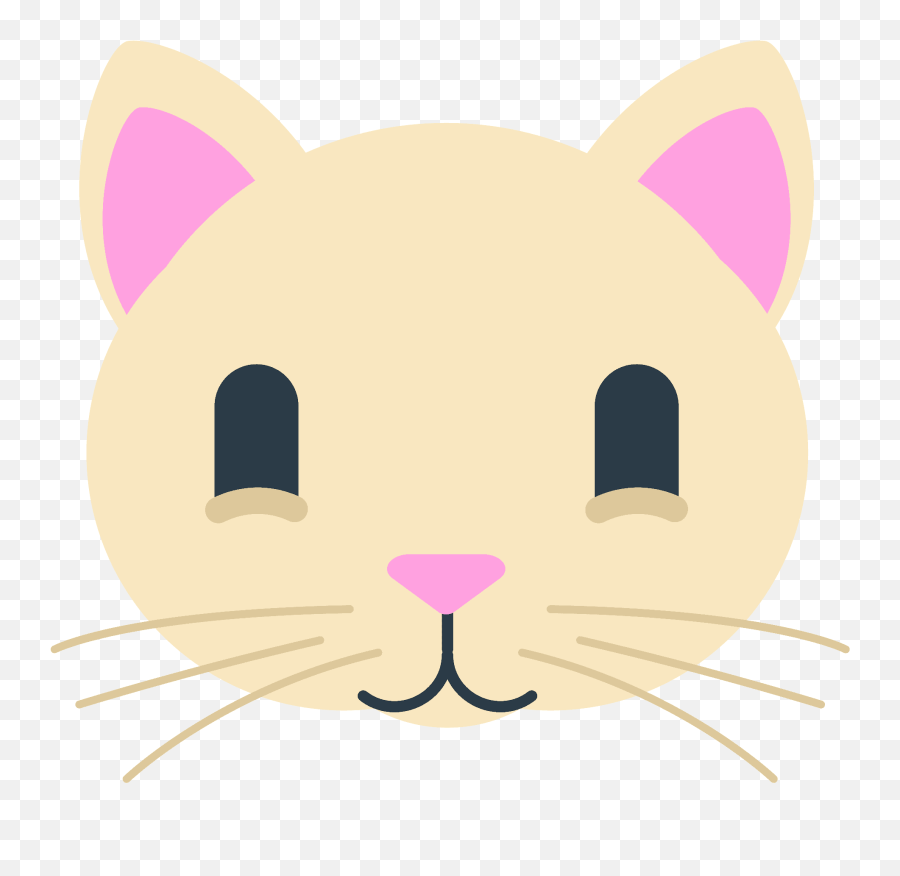 Cat Face Emoji Clipart - Emoji,Uneasy Cat Face Emoji