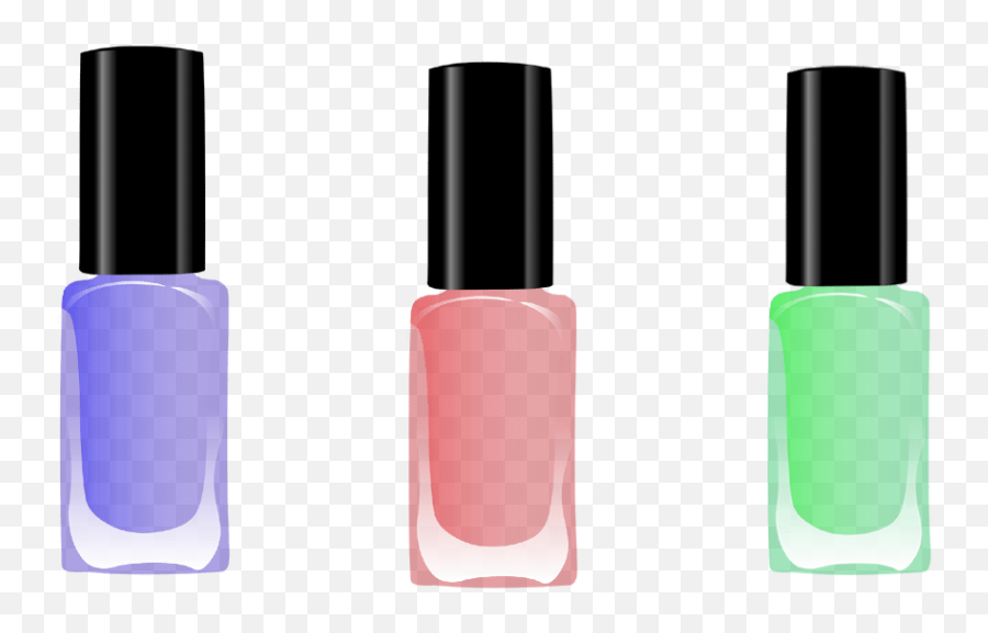 Fashion Color Swapping - Nail Polish Clipart Full Size Nail Polish Colors Clipart Emoji,Manicure Emoji