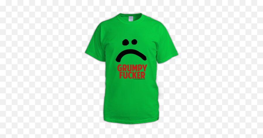 Grumpy Fucker Face At Cotton Cart - Gus Johnson Country Shirt Emoji,Moaning Emoticon
