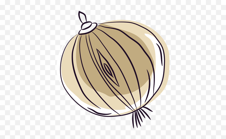 Beige Hand Drawn Onion - Fresh Emoji,Onion-tou Emoticons