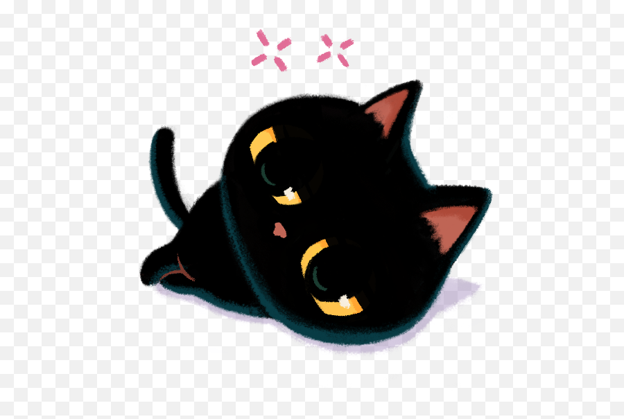 Vird Tin - Black Cat Emoji,Valentine Emoji