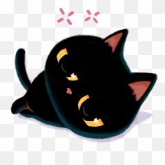 Vird Tin - Black Cat Emoji,Valentine Emoji
