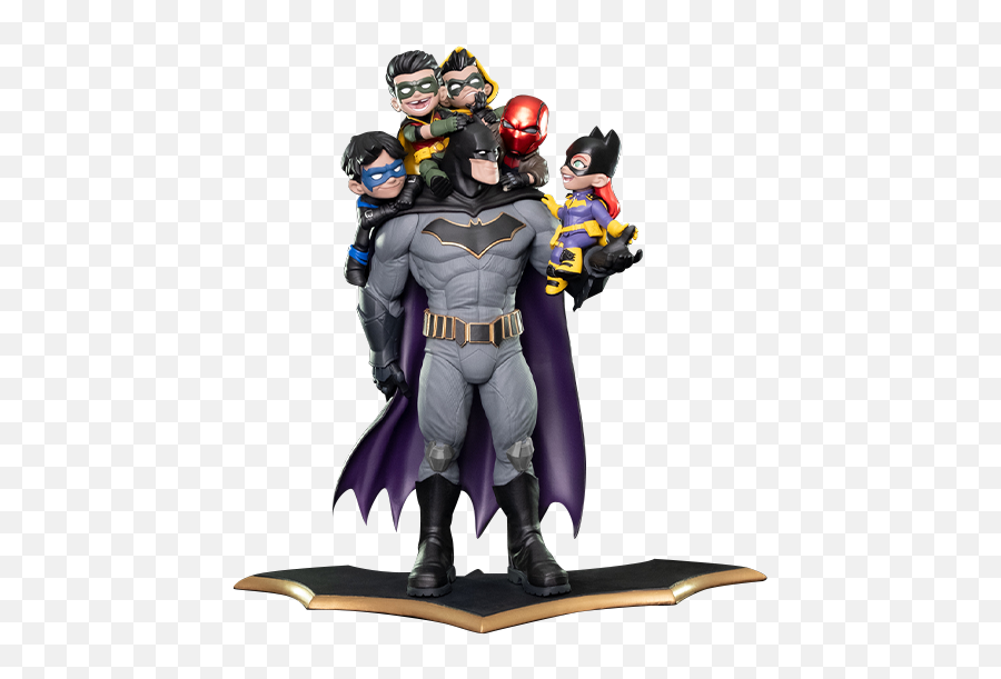 Dc Comics Batman Family Statue - Batman Family Q Master Emoji,Dance Emojis Batman