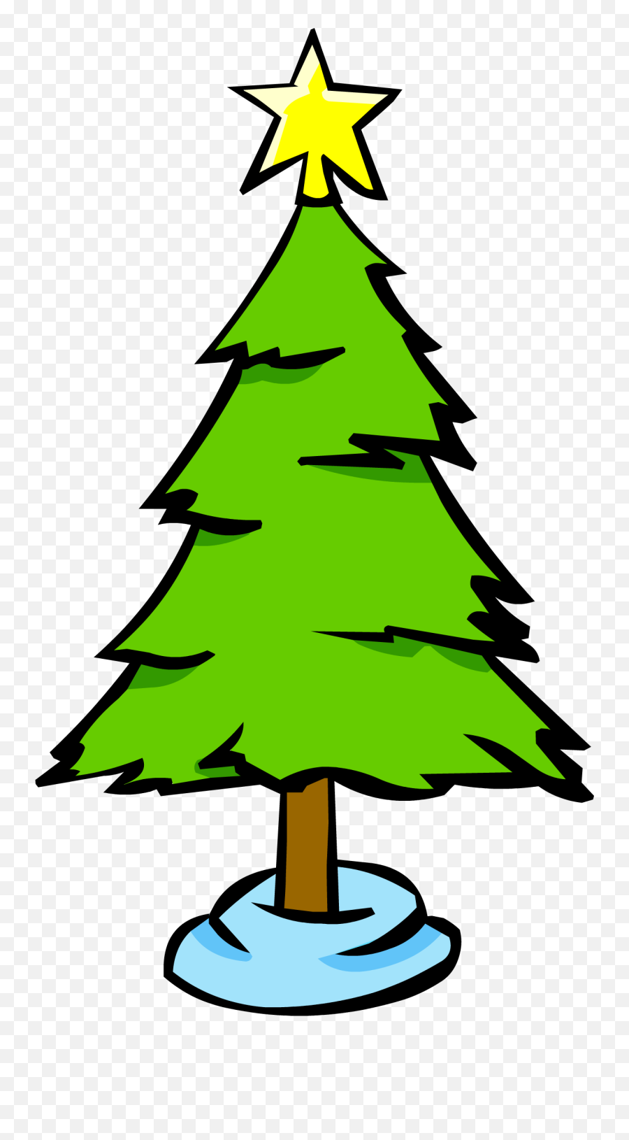 Large Christmas Tree - Club Penguin Emoji,Christmas Tree Emojis