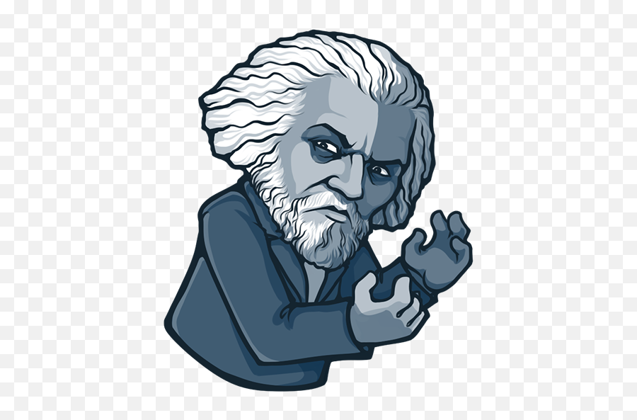 Moar Stickers - Cartoon Frederick Douglass Drawing Emoji,Blue Jays Emoji