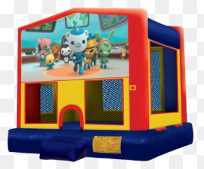 Octonauts Modular Bounce House - Dora Bounce House Emoji,Large Inflatable Emojis