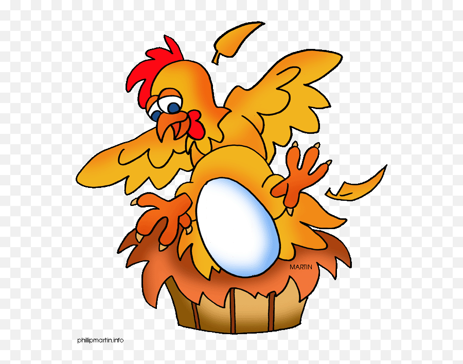 Chicken Laid An Egg In The Nest Free - Chicken With Egg Animated Emoji,Chicken And Egg In Emotions