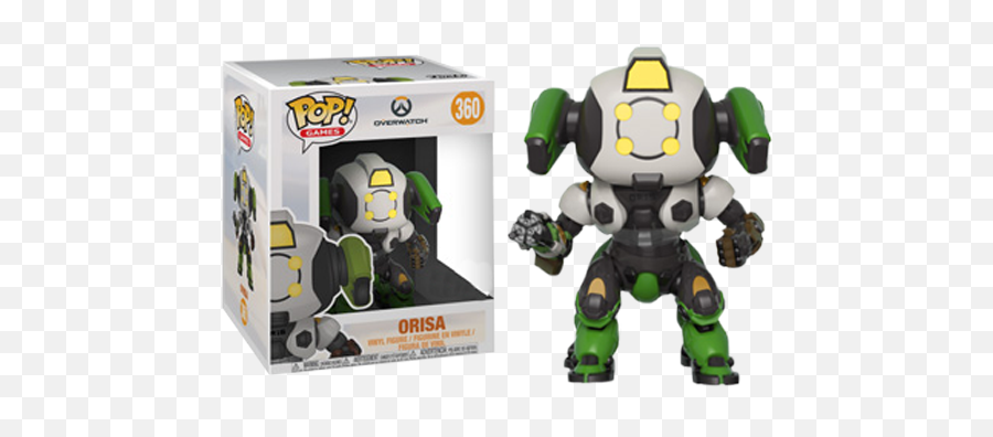 Overwatch - Orisa Or15 Super Sized 6 Inch Pop Vinyl Figure Emoji,Overwatch Orisa Emoticons