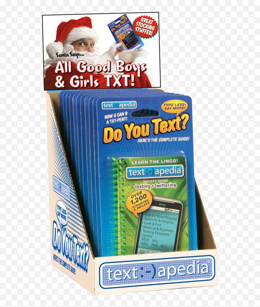 Textapedia Announces Great Stocking Stuffer A Success For Emoji,Text Message With Santa Emoticons