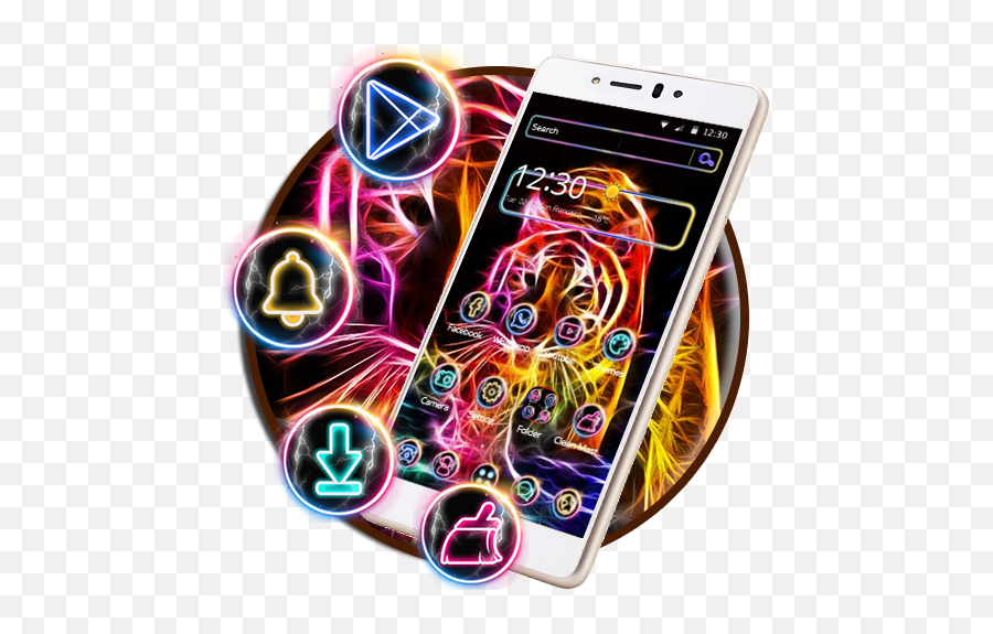Wisdom Neon Lion Theme U2013 Apps No Google Play Emoji,Emojis Antigos