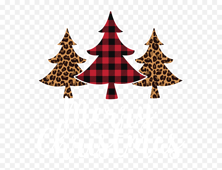 Merry Christmas Plaid Leopard Animal Pattern Gift Shower Emoji,Christmastree And Presents Emoticon Facebook