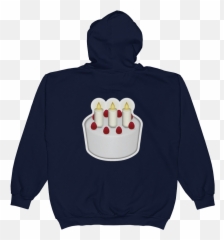 Download Emoji Zip Hoodie - Sweatshirt Png Image With No,Blue Food Emoji
