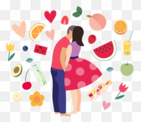 Kiss Emoji Icon - Download In Gradient Style,She Texted Kissing A Guy Emoji