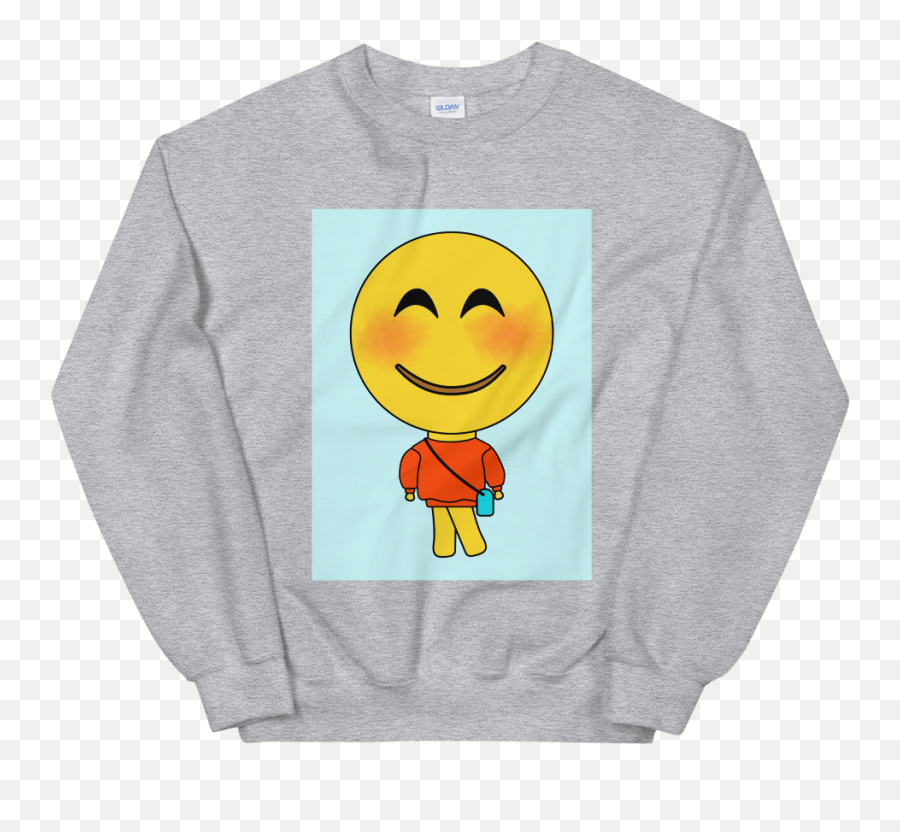 Blushing Emoji Sweatshirt Rootsalute,Cuffs Emoji