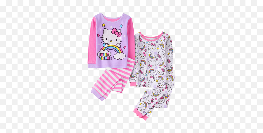 Crazy 8 - Toddler Girl U0026 Kid Girl Pajamas Emoji,Kids Emoji Pajamas