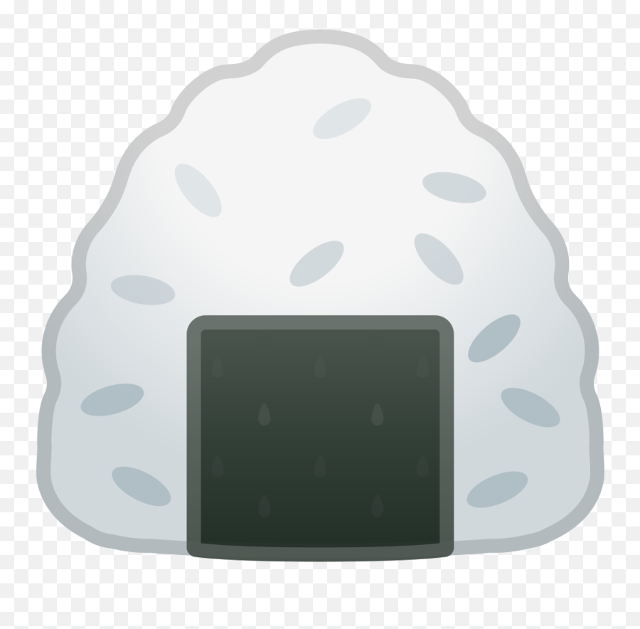 Rice Ball Emoji - Rice Ball Emoji Transparent,Rice Ball Emoji