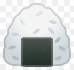 Rice Ball Emoji - Rice Ball Emoji Transparent,Rice Ball Emoji