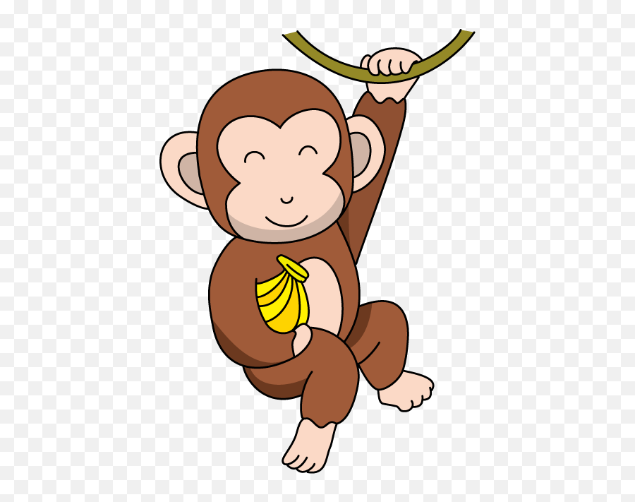 Monkey Clipart Free Clipart - Clipartix Clip Art Monkey Emoji,Sitting Monkey Emoji