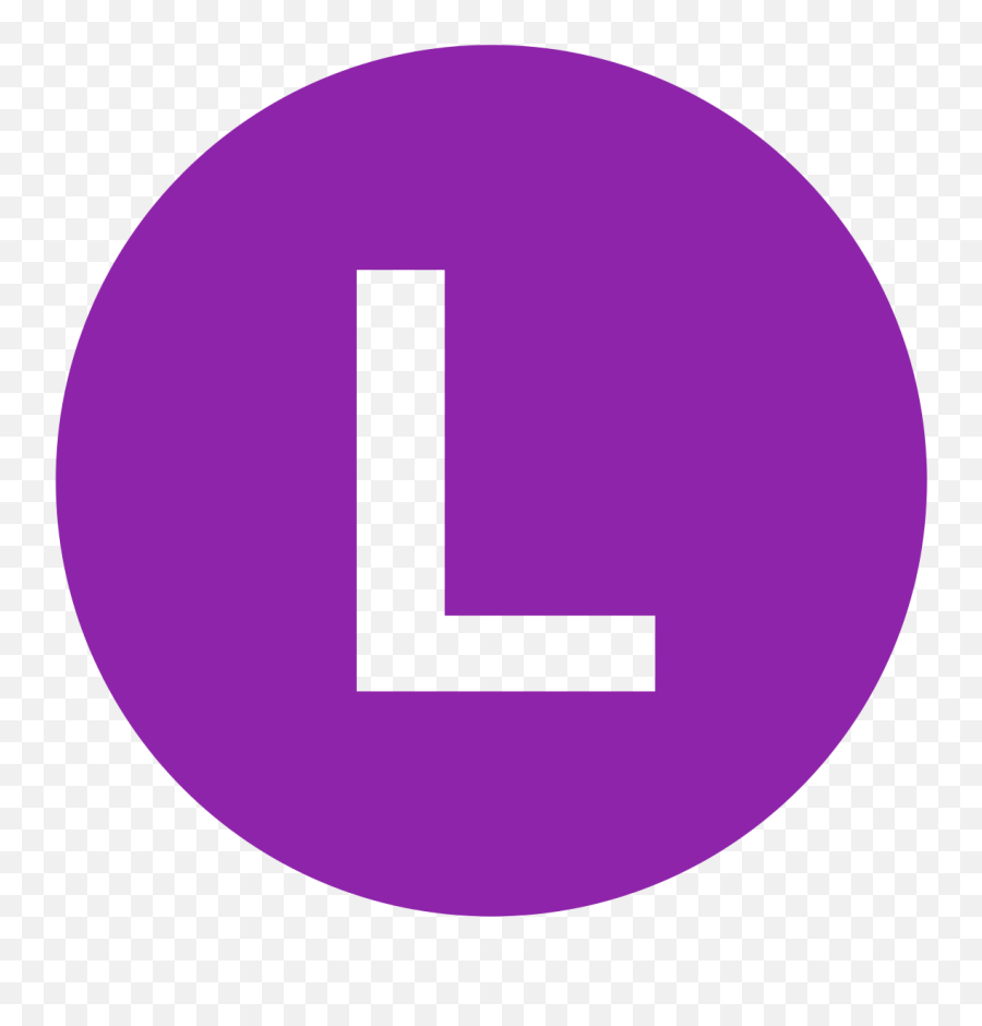 Eo Circle Purple Letter - Purple Letter L Emoji,Letter L Emoji