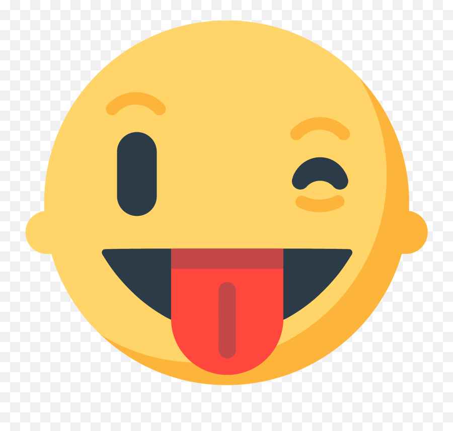 Winking Face With Tongue Emoji Clipart - Mozilla Emojis,Winky Emoji
