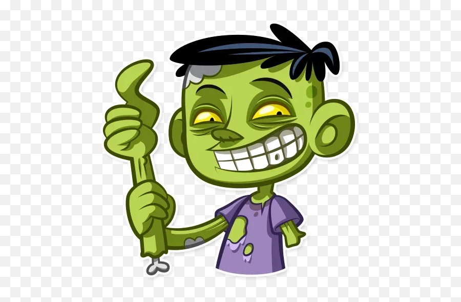 Imagenes De Zombies Whatsapp - Imagenes De Whatsapp Zombie Sticker Emoji,Zombie Emojis For Android