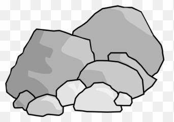 Boulders Gray Rock Rocks Rock - Stone Clipart Emoji,Emotions Rocks