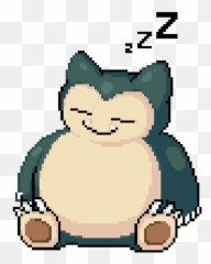 Snorlax Pixel Art Pok Mon - Pokemon Png Download 1024 Pixel Transparent Snorlax Emoji,Pokemon Emoji For Whatsapp