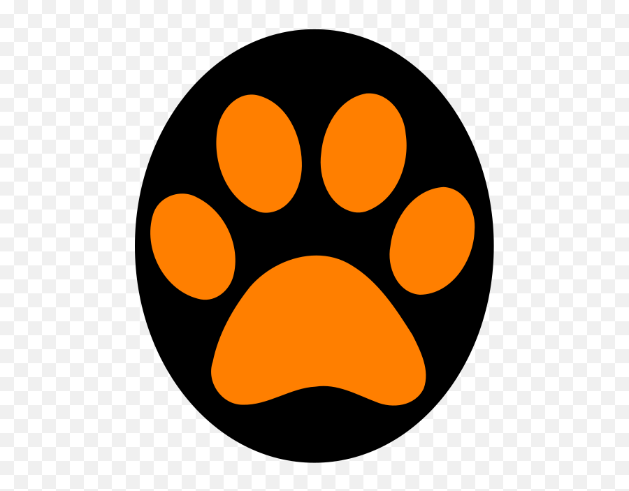 Free Panther Paw Png Download Free - Clip Art Orange Paw Print Emoji,Panthers Paw Emoji