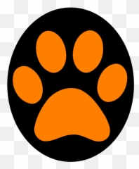 Free Panther Paw Png Download Free - Clip Art Orange Paw Print Emoji,Panthers Paw Emoji