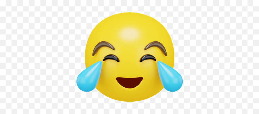 Top 10 Emoji 3d Illustrations - Happy,Holding Back Laughter Emoticon