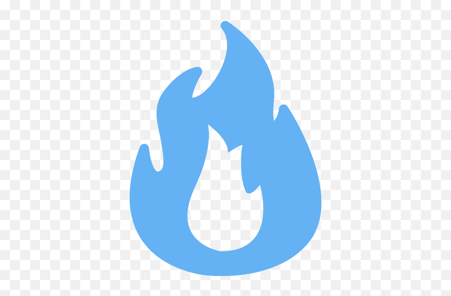 Tropical Blue Fire 2 Icon - Transparent Blue Fire Icon Emoji,Fire Emoticon Text.