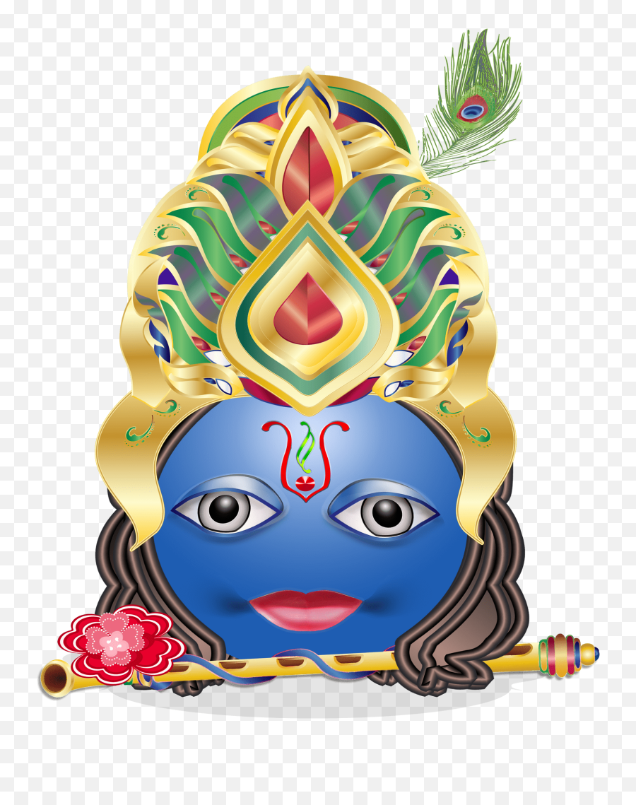 Krishna Emoticon Smiley - Baby Krishna Emoji,Dio Emoji