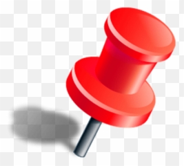Red Push Pin With Shadow Transparent - Red Push Pin Png Emoji,Pushpin Emoji
