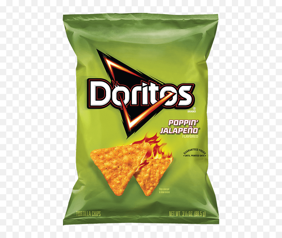Doritos Poppinu0027 Jalapeno Flavored Tortilla Chips Doritos - Doritos Bag Emoji,Facebook Emoticons Jalapeno