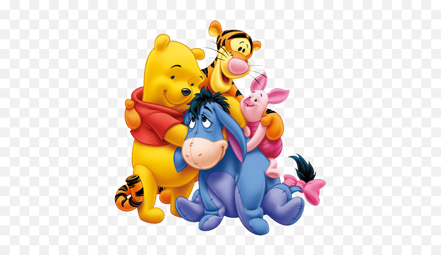 Friends Clipart - Winnie Pooh Emoji,Group Hug Emoticon -photobucket
