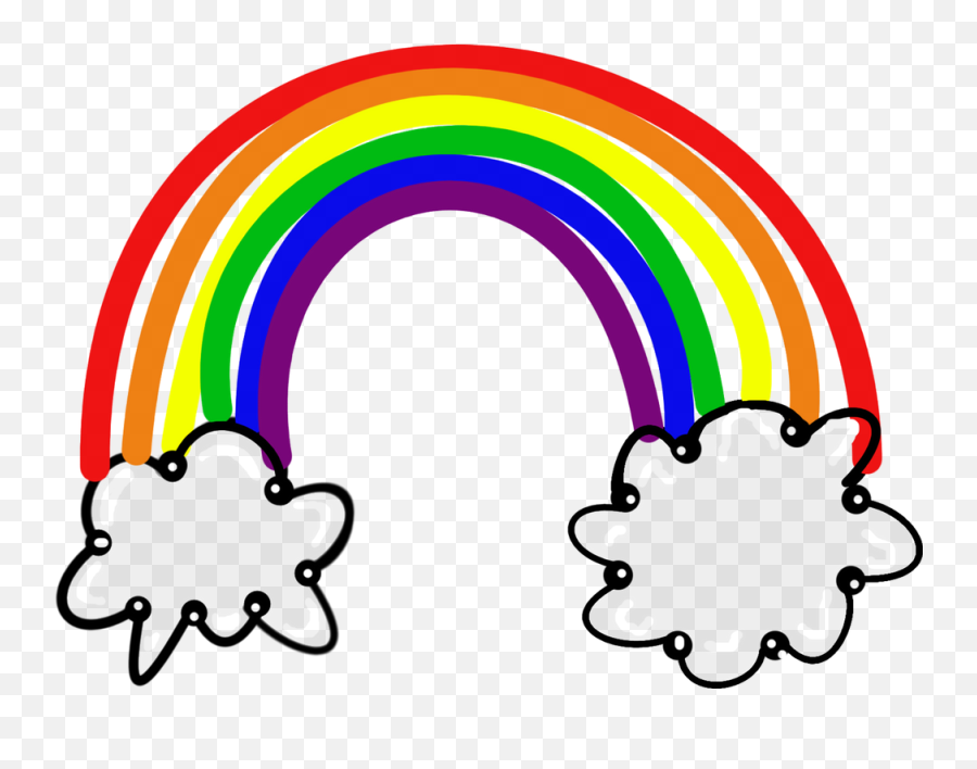 Rainbow Rain Bow Colour Colours Sticker New 2018 Red Orange - Rainbow Emoji,Bowing Emoji Text