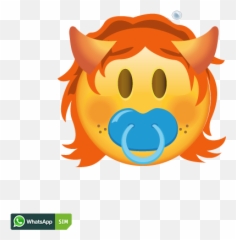 Schnuller - Happy Emoji,College Mascot Emojis