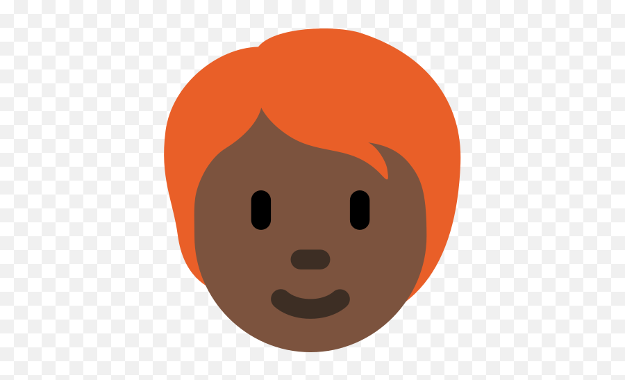 Dark Skin Tone Red Emoji - Happy,Slicked Back Hair Emoji