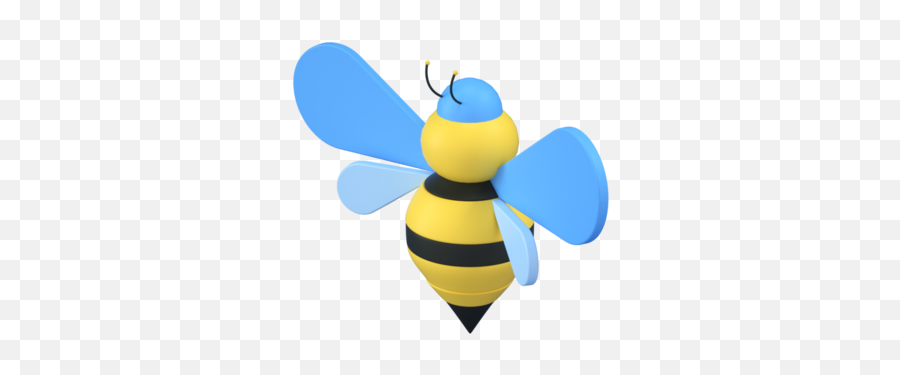 Bee Free Icon Of 3d Icons - Happy Emoji,Bee Emoticons
