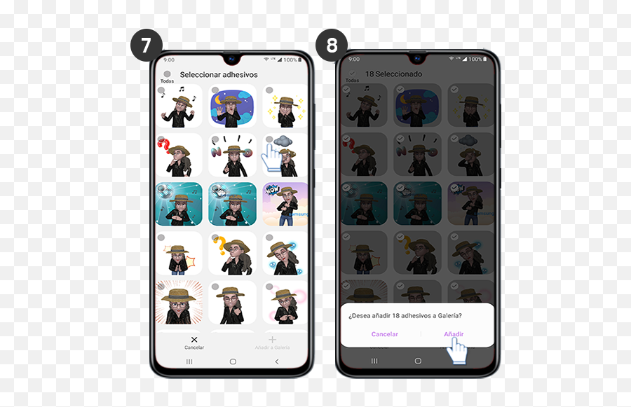 Sticker Animados De Ar Emoji - Smartphone,Emojis Para Teclado Samsung