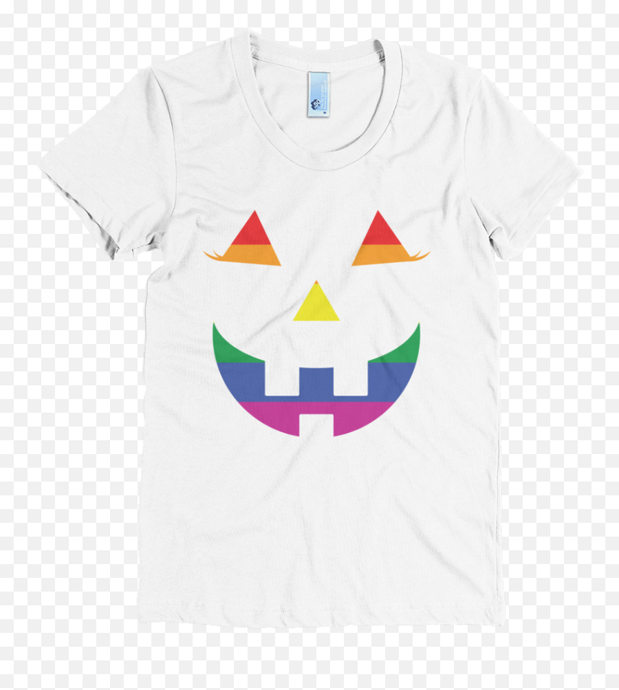 Pumpkin Face Pride T - Shirt For Women Active Shirt Clipart Emoji,Blank White Woman Emoji