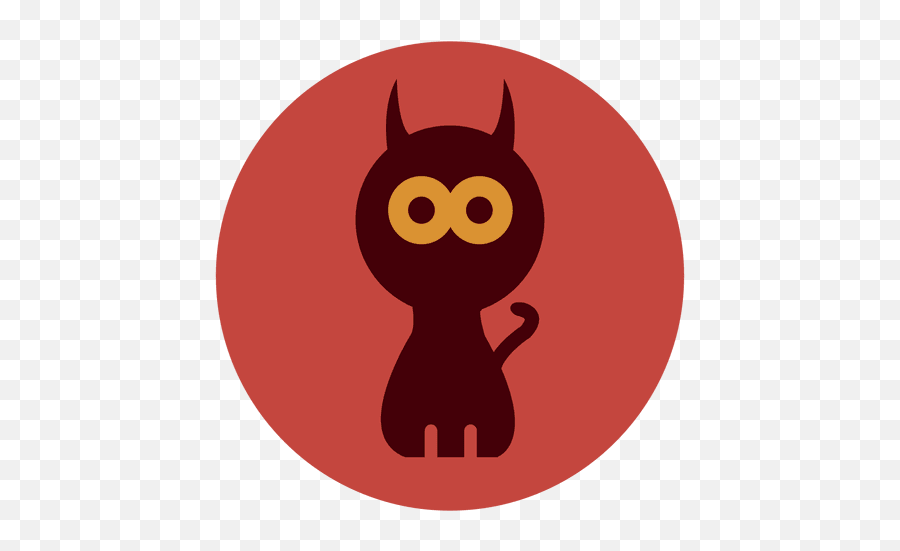 Spooky Cat Circle Icon Transparent Png U0026 Svg Vector Emoji,Small Emoticon Cat Big Emoticon Cat