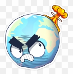 Telegram Sticker From Pack Emoji,Water Pollution Emoji