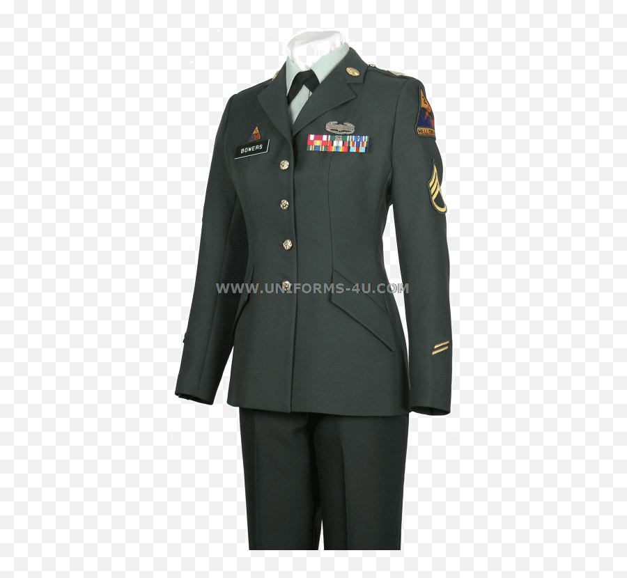 Us Army Female Enlisted Green Uniform Emoji,Military Chevrons Emojis