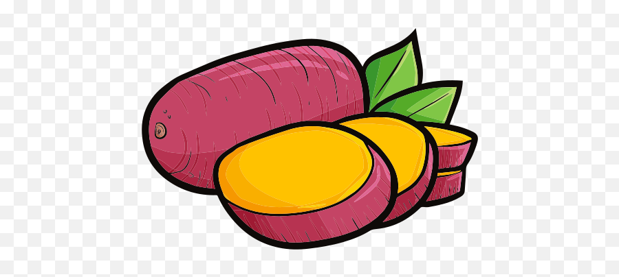 Sweet Potato Stickers - Free Food And Restaurant Stickers Emoji,Potato Emoji Svg