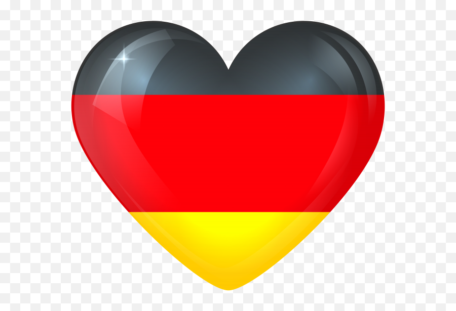 Germany Flag On Heart Shape Clipart Png Image Citypng Emoji,Prussia Flag Emoji Copy And Paste
